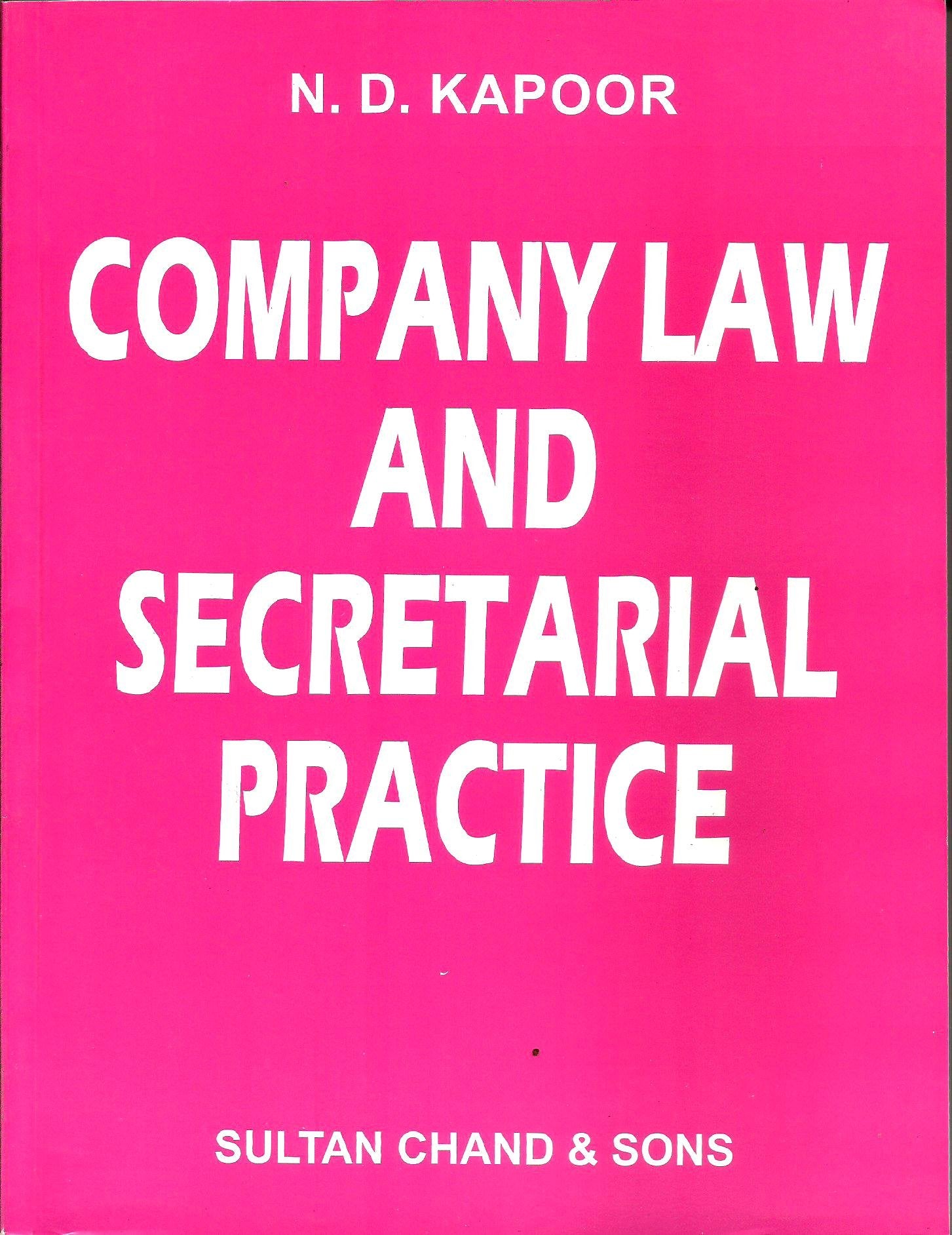Company Law & Secretarial Practice B Com