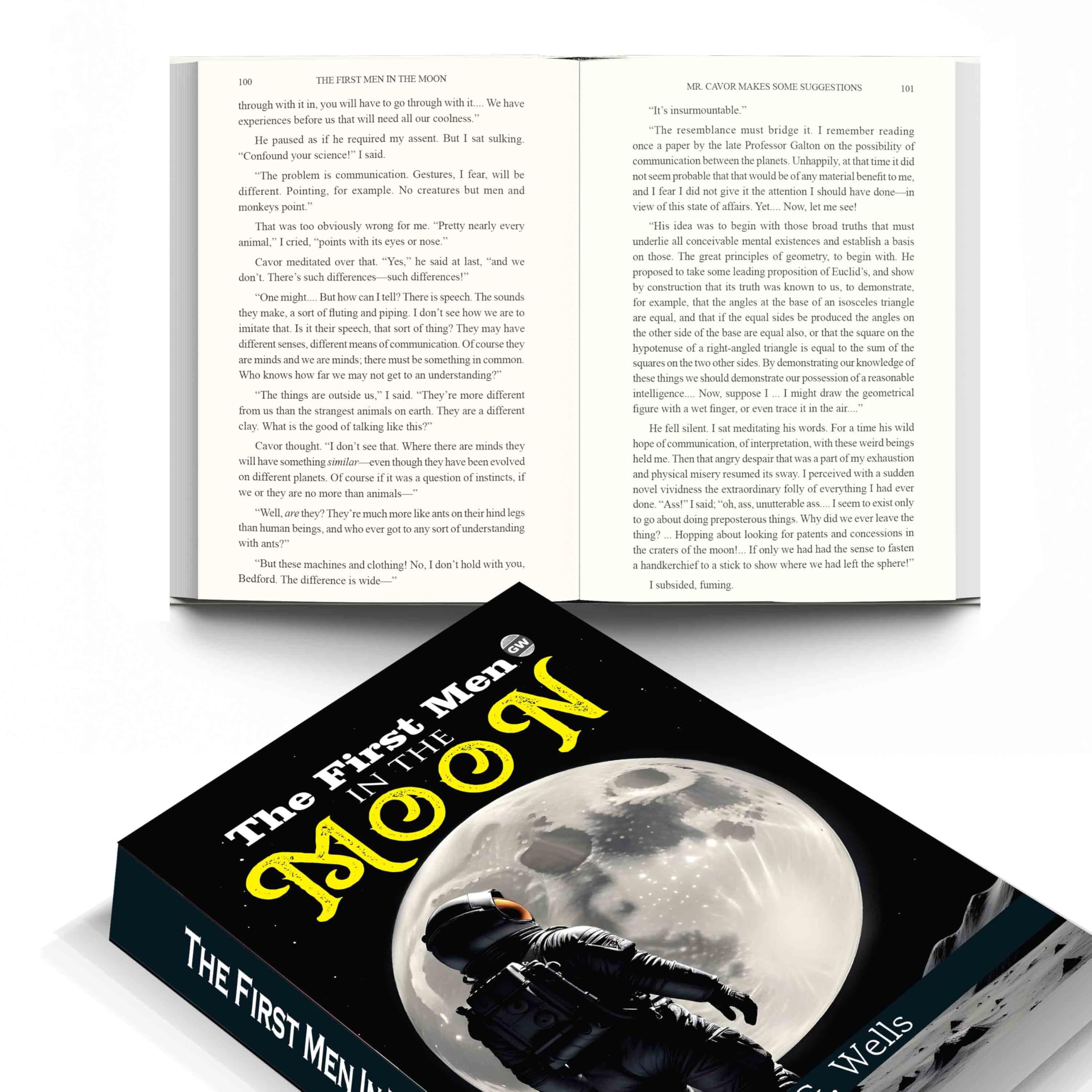 The First Men in the Moon : Space discovery classic, imaginative world adventure, timeless science fiction tale, cultural liter