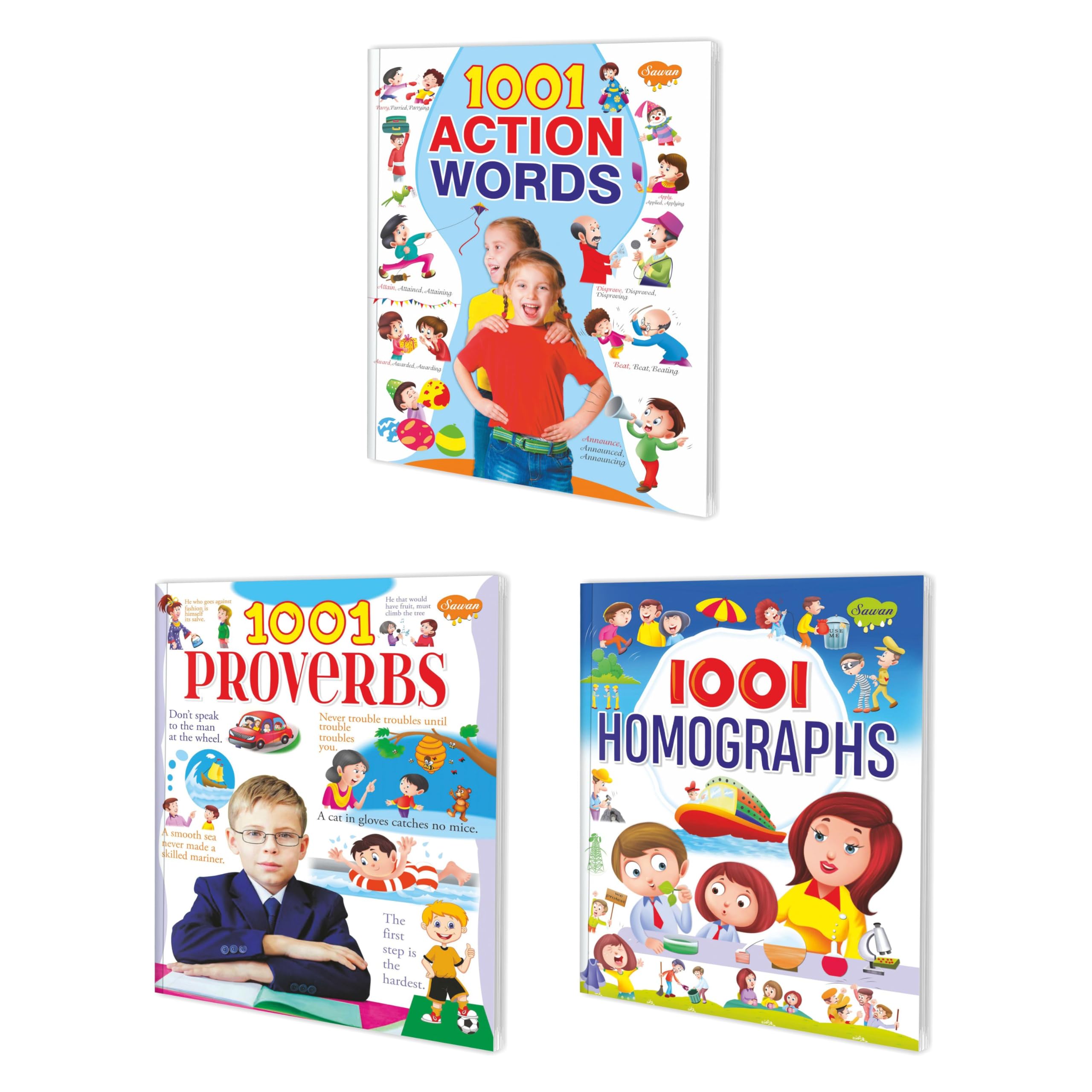 1001 Great Grammar Series | Pack Of 3 Educational Books (V1)