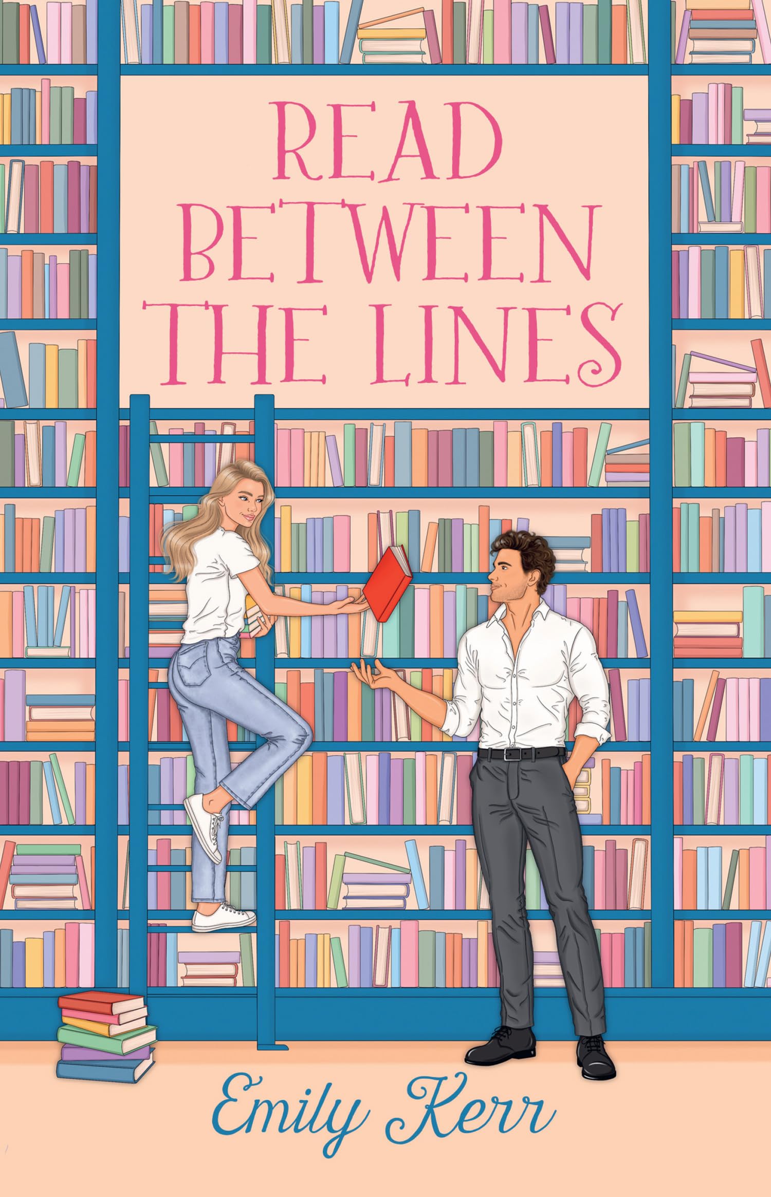 Read Between the Lines: A gorgeously romantic and uplifting bookish forced proximity romance novel to escape with in 2025