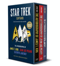 Star Trek Captains  The Autobiographies: Boxed set with slipcase and character portrait art of Kirk Picard and Janeway autobiog