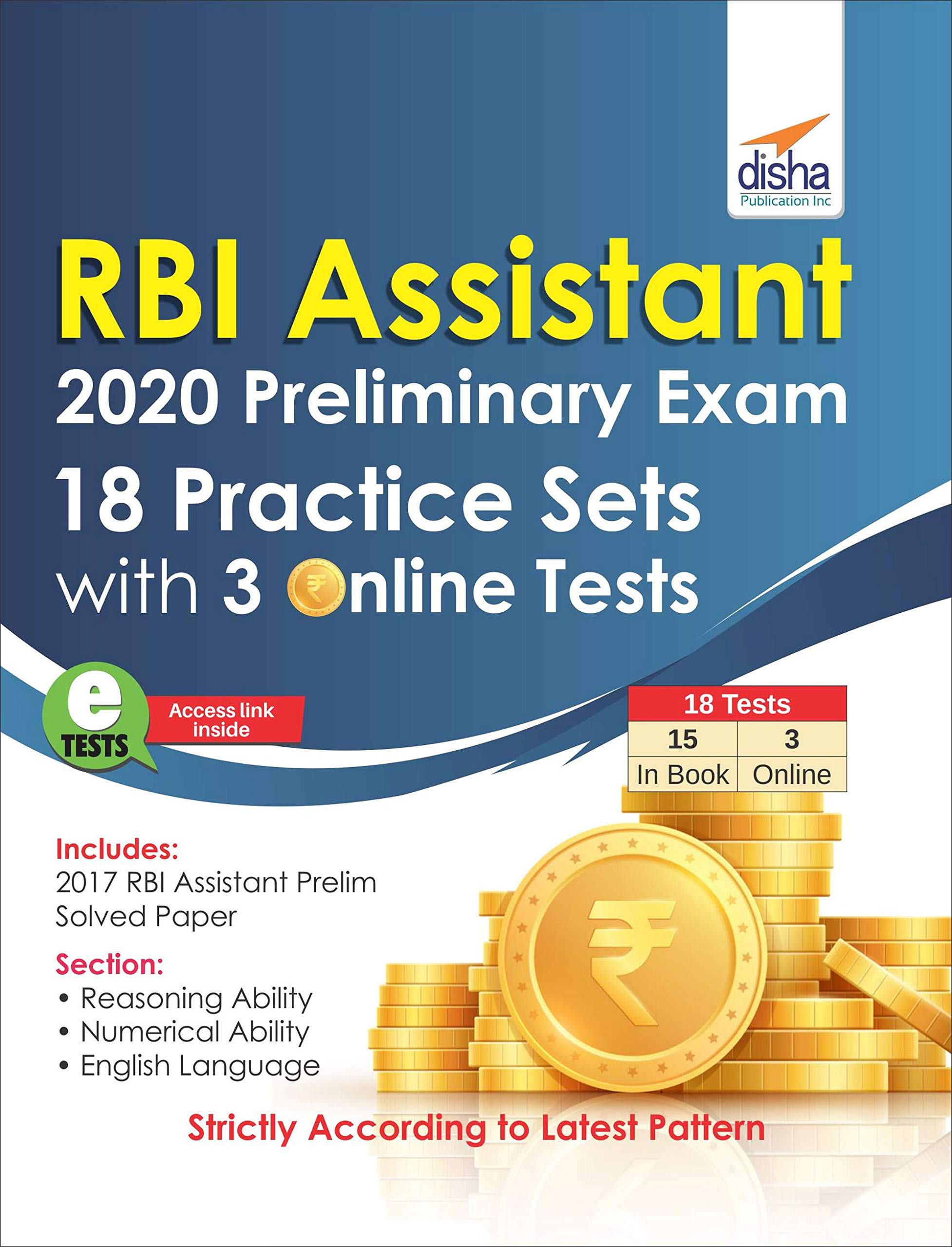 Rbi Assistants 2020 Preliminary Exam 18 Practice Sets With 3 Online Tests