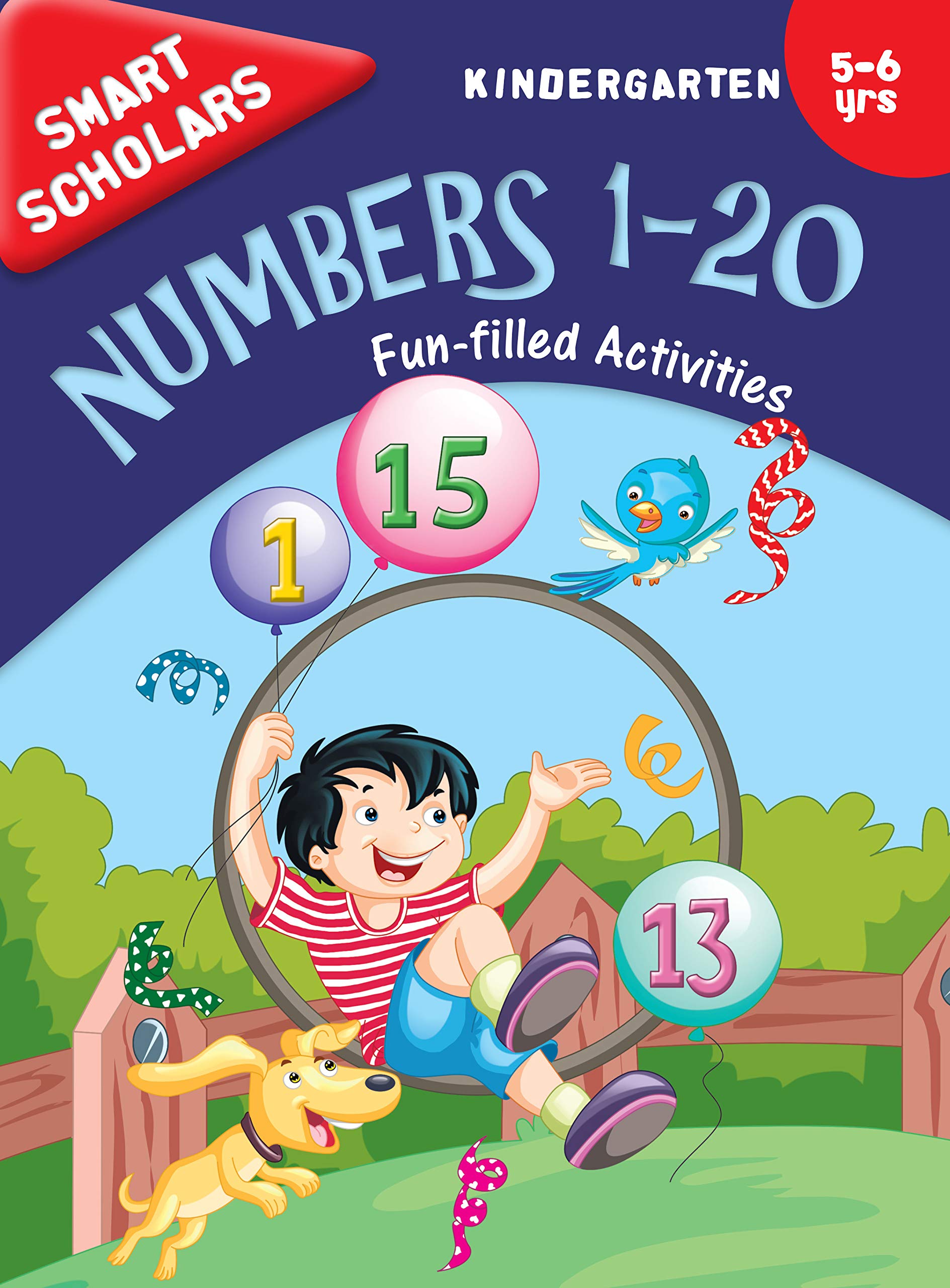 Activity Book : Kindergarten : Smart Scholars Kindergarten Numbers 120 Funfilled Activities (Smart Scholars Series)