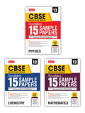MTG CBSE Class 12 ScoreMore 15 Sample Papers Physics, Chemistry & Mathematics Books For 2025 Board Exam (Set of 3) | Detailed So