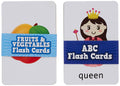 Amazon Brand  Solimo Kids My Creative_Thinking Very First Flash Cards (Set Of 2, Abc, Fruits & Vegetables)
