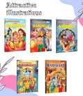 Ganesha, Hanuman, Krishna, Mahabharat and Ramayan  My First Mythology Story : Indian epics for young readers, illustrated mytho
