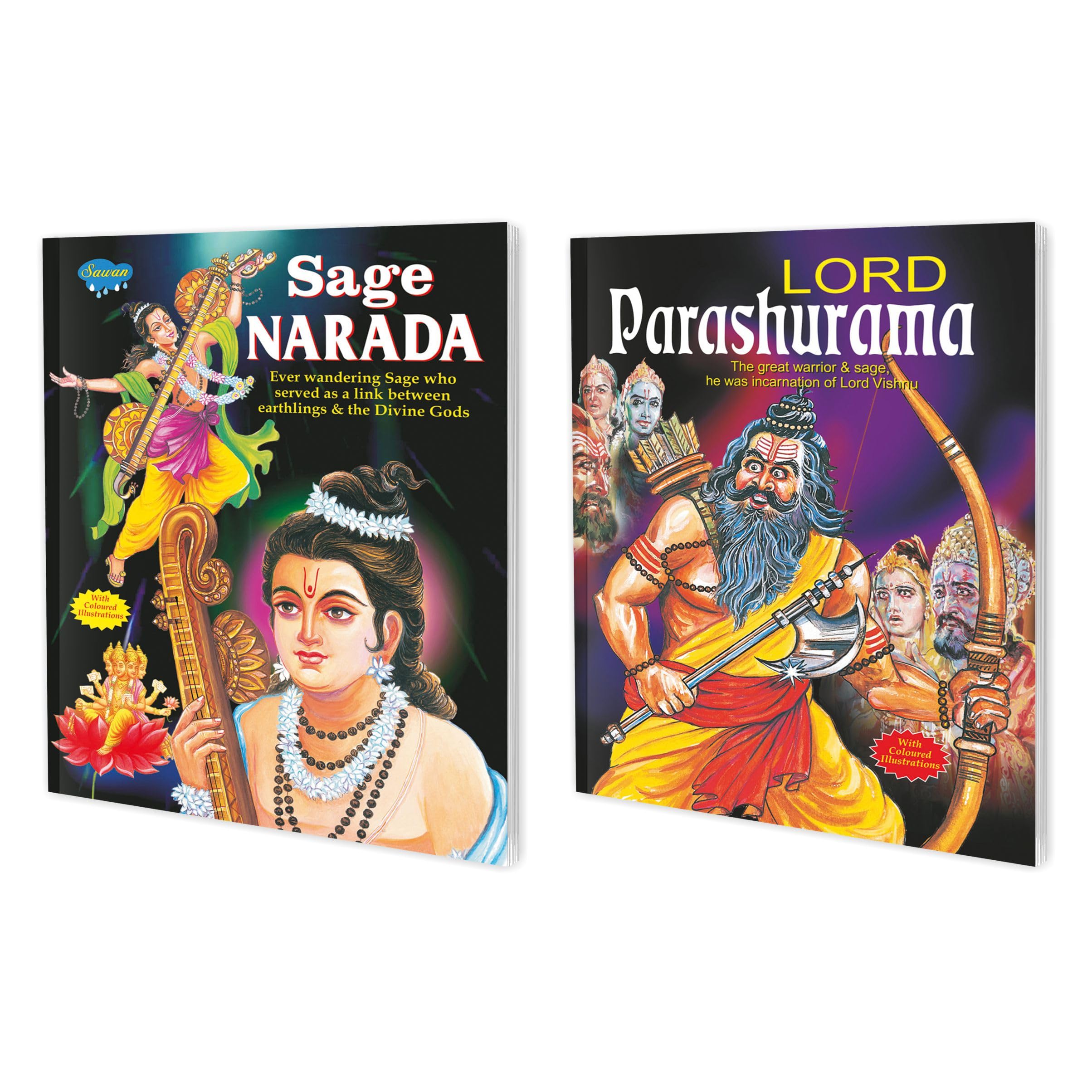 Sage Narada And Lord Parshuram Set Of 2 Books | Children Story Books