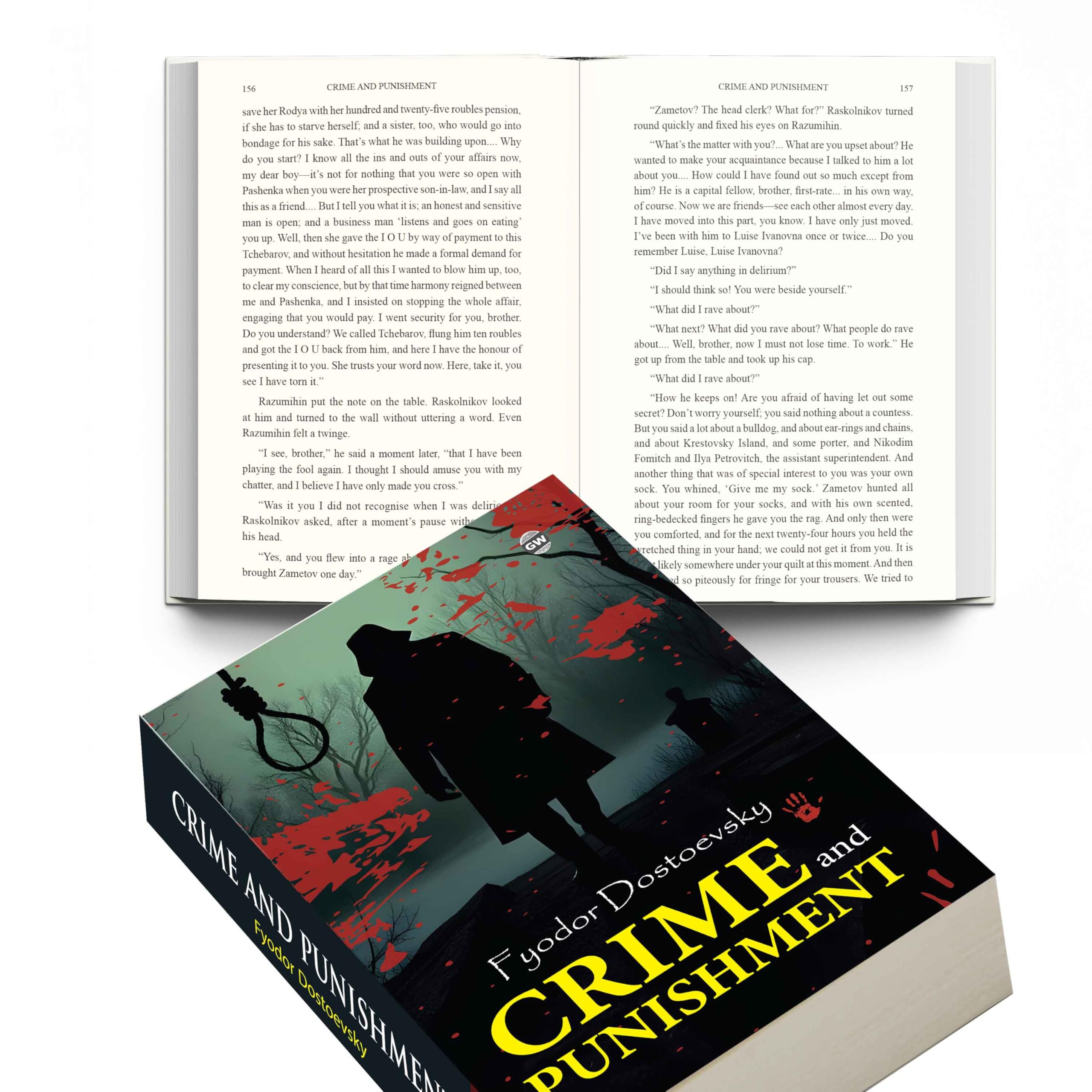 Crime and Punishment (Paperback) : Legendary Novel of Conscience, Famous Psychological Drama, Timeless Tale of Sin and Redemptio