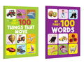 My First 100  Things that Move and Words : Transport and vocabulary books, preschool educational combo, toddler knowledge buil