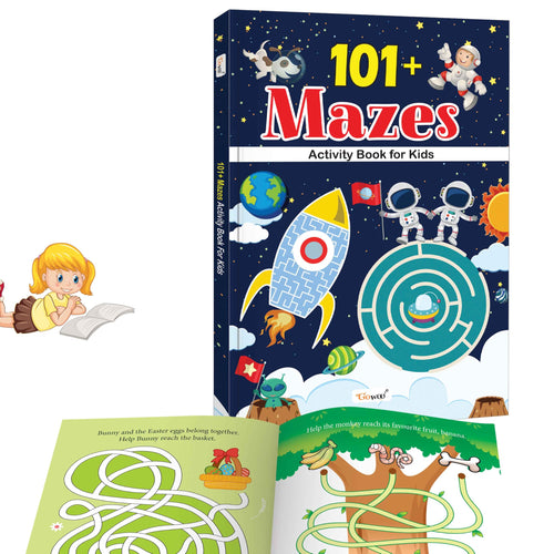 101+ Mazes Activity Book for Kids : Early Learning Activity Book, Preschool Puzzle Book, Fun Maze Challenges, Toddlers learning 