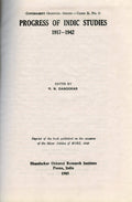Progress Of The Indic Studies