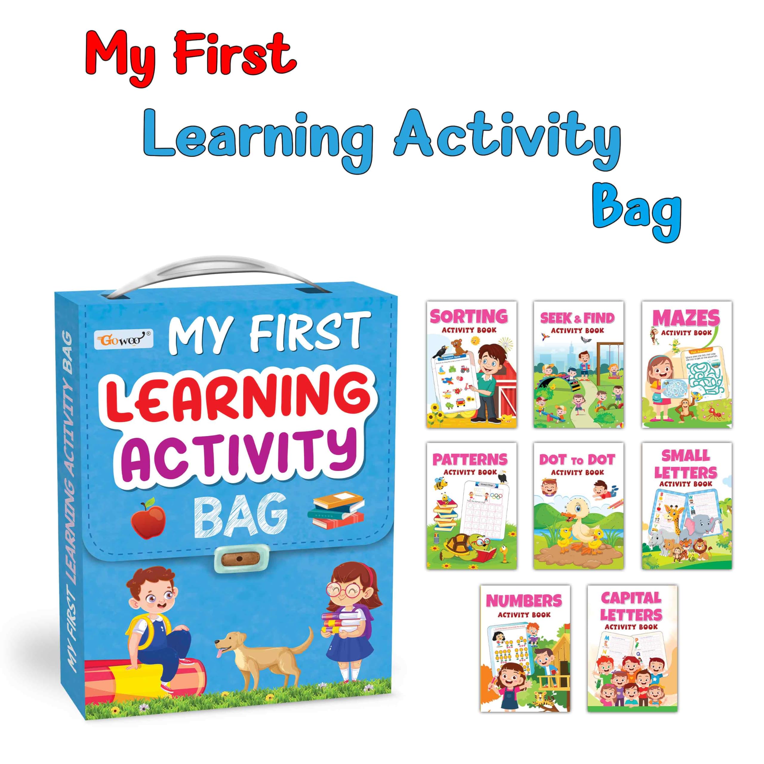 My First Picture Activity Library Box Of 8 (PreSchool Books) | Gift Set For Kids