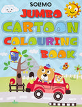 Amazon Brand  Solimo Blossom Jumbo Creative Colouring Book For Kids, Level 1