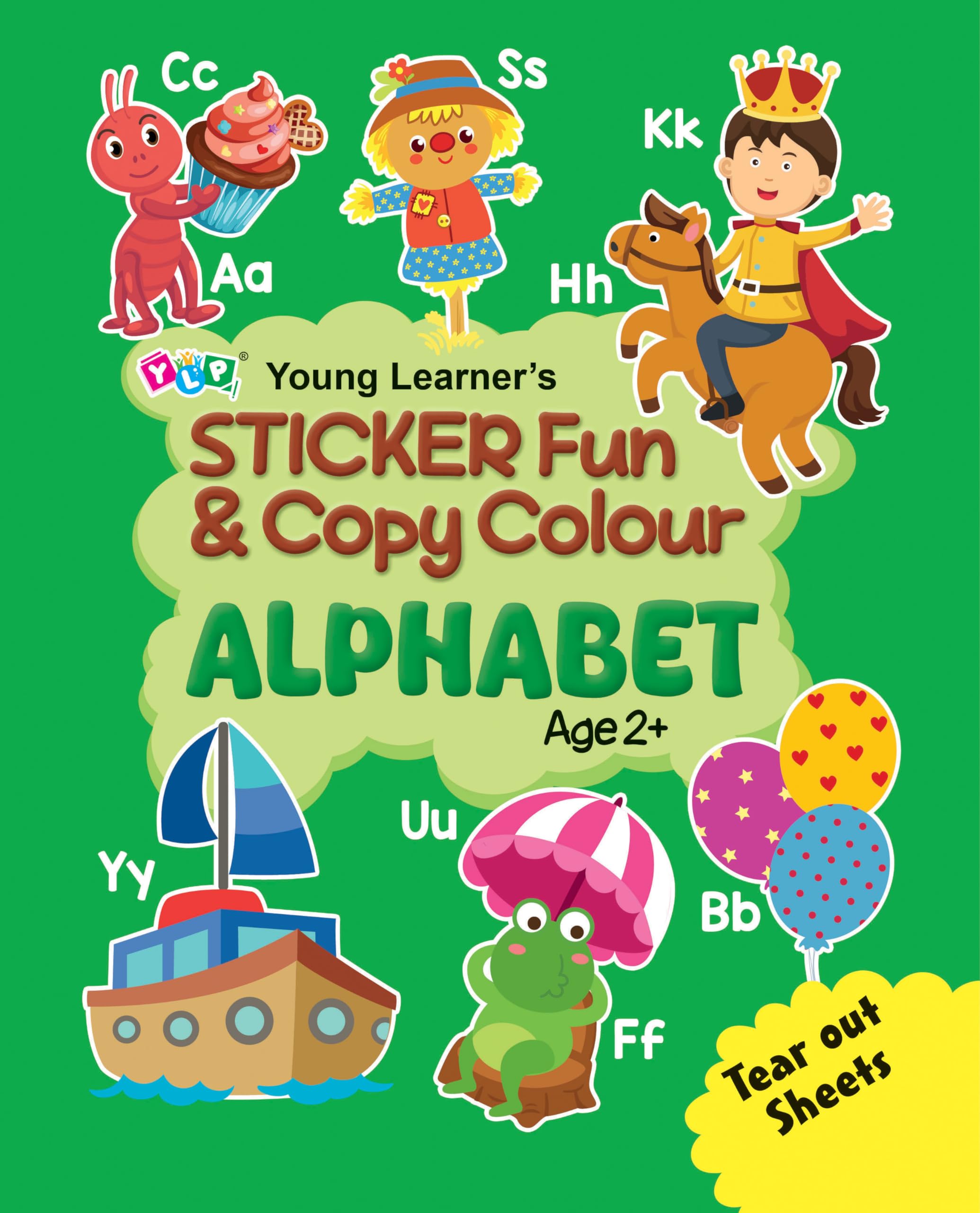 Sticker Fun & Copy Colour Alphabet