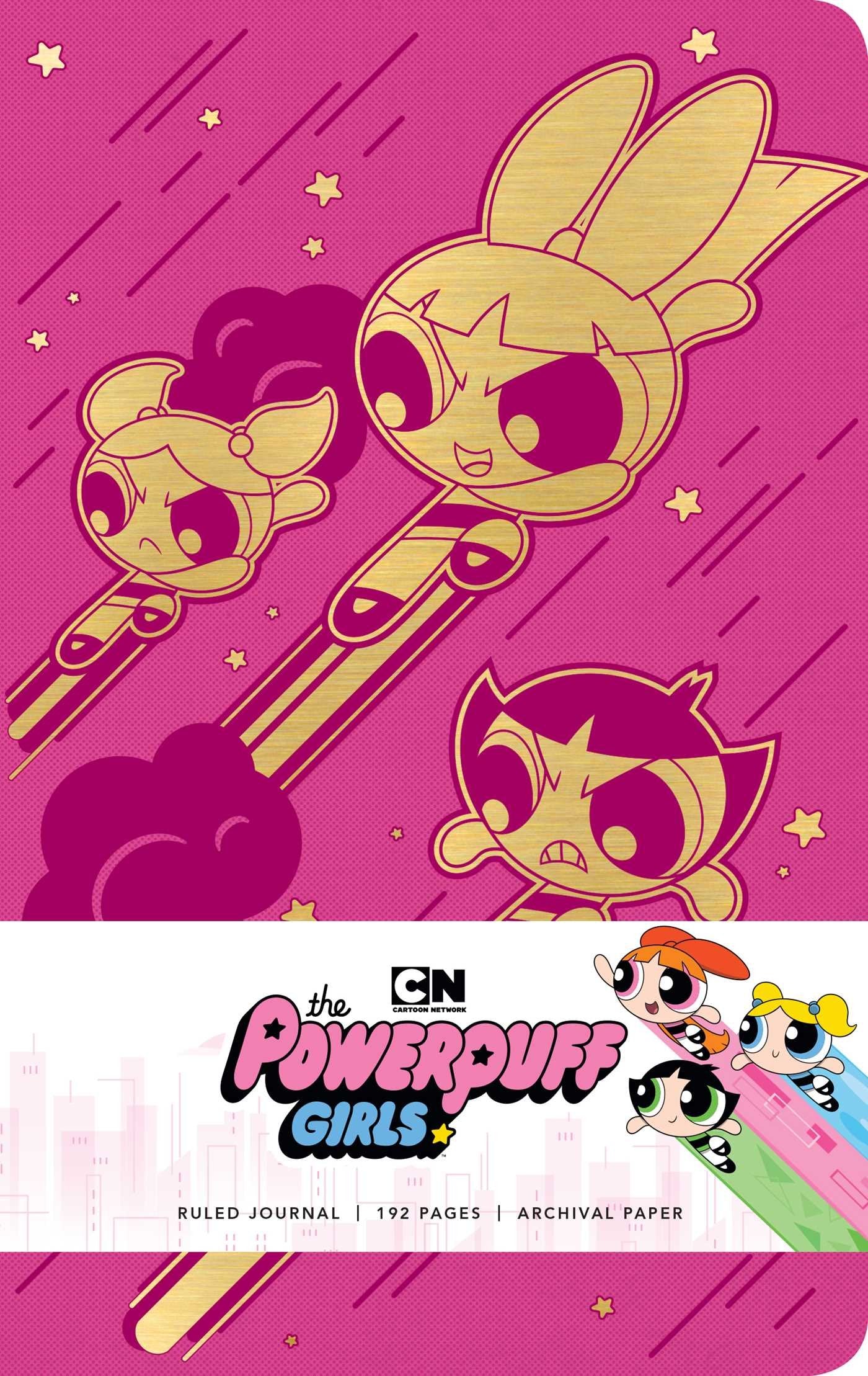 Powerpuff Girls Hardcover Ruled Journal (90s Classics)