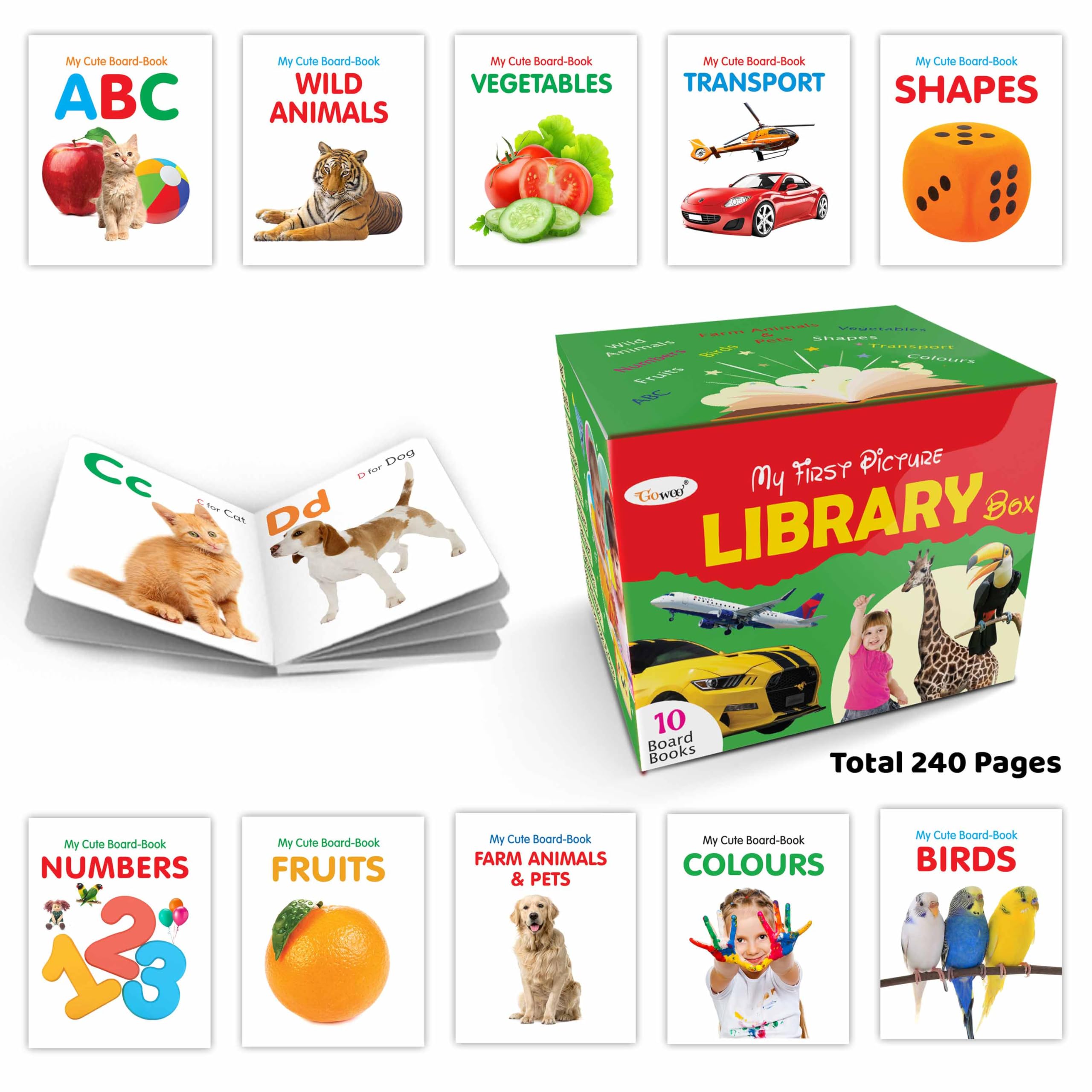 Lkg Class Picture Book Box Set (Green Edition) : Box Of 10 Books