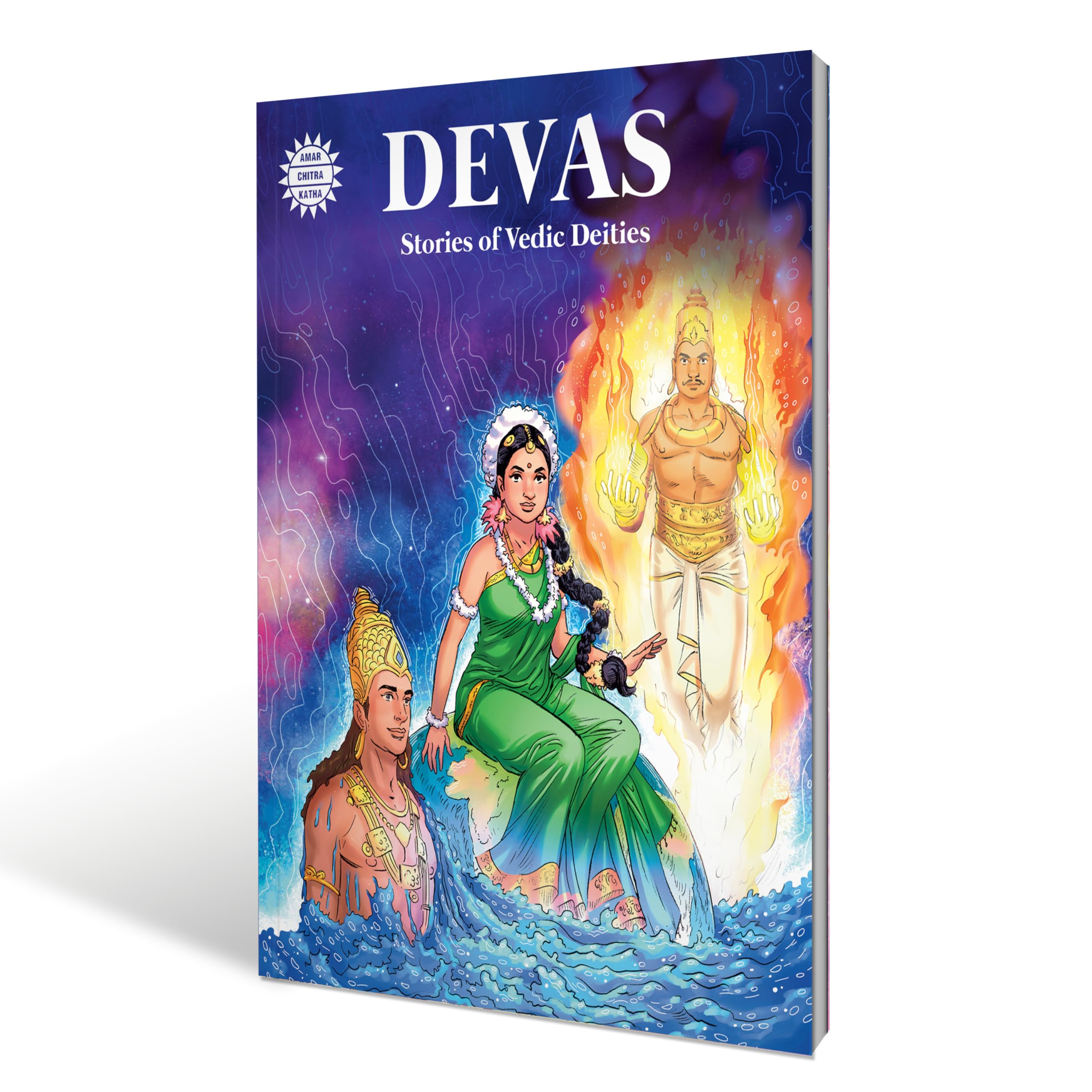 Devas  Stories Of The Hindu Deities | Illustrated Indian Mythology Comic Book | Tales Of Indra, Agni, Varuna & More | Amar Chitr
