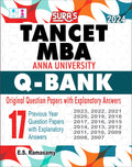 SURAS TANCET MBA Anna University QBank Original Question Papers with Explanatory Answers Guide 2024