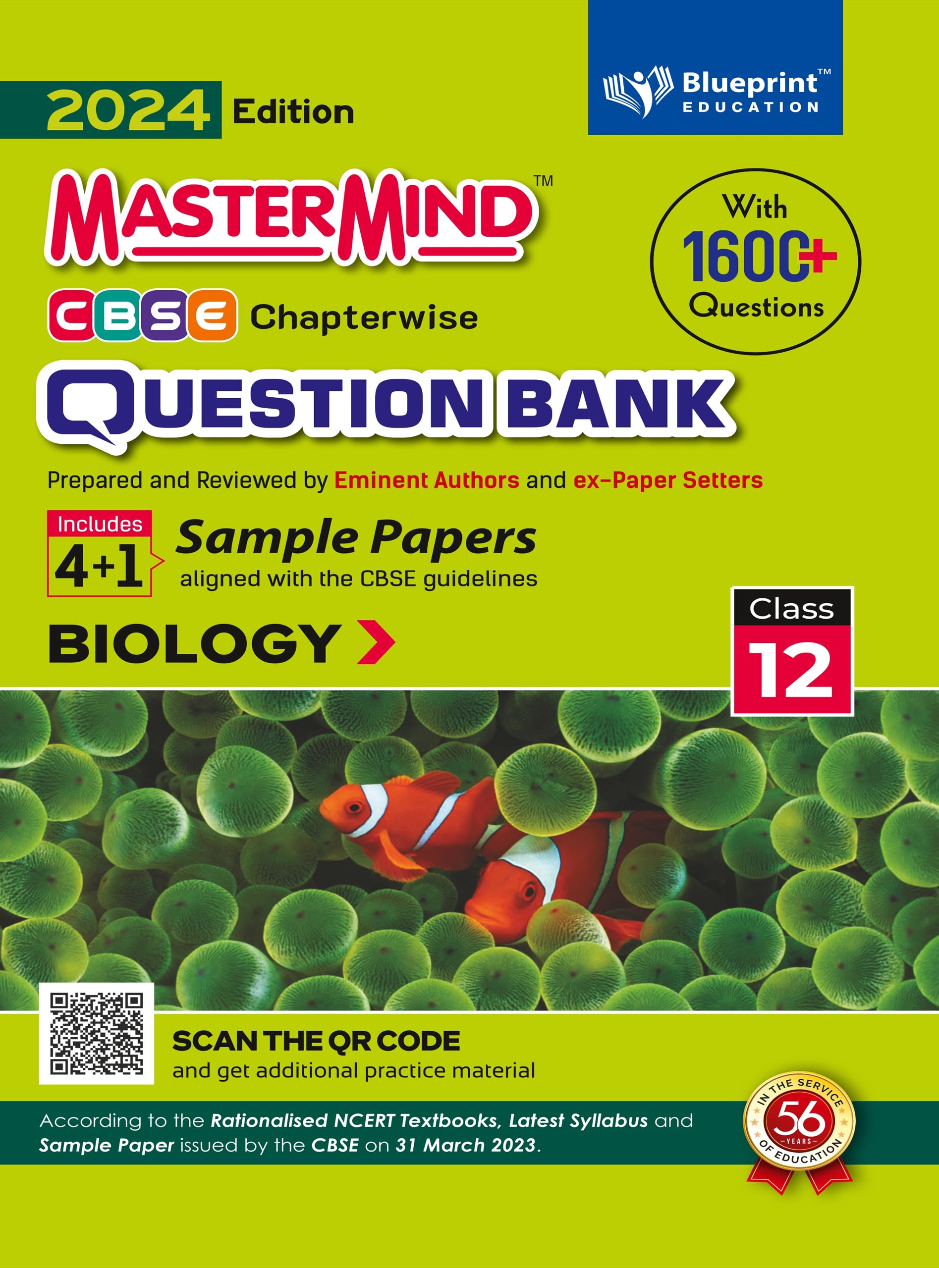 BIOLOGY Class 12 CBSE question bank 2024 by MasterMind: 1