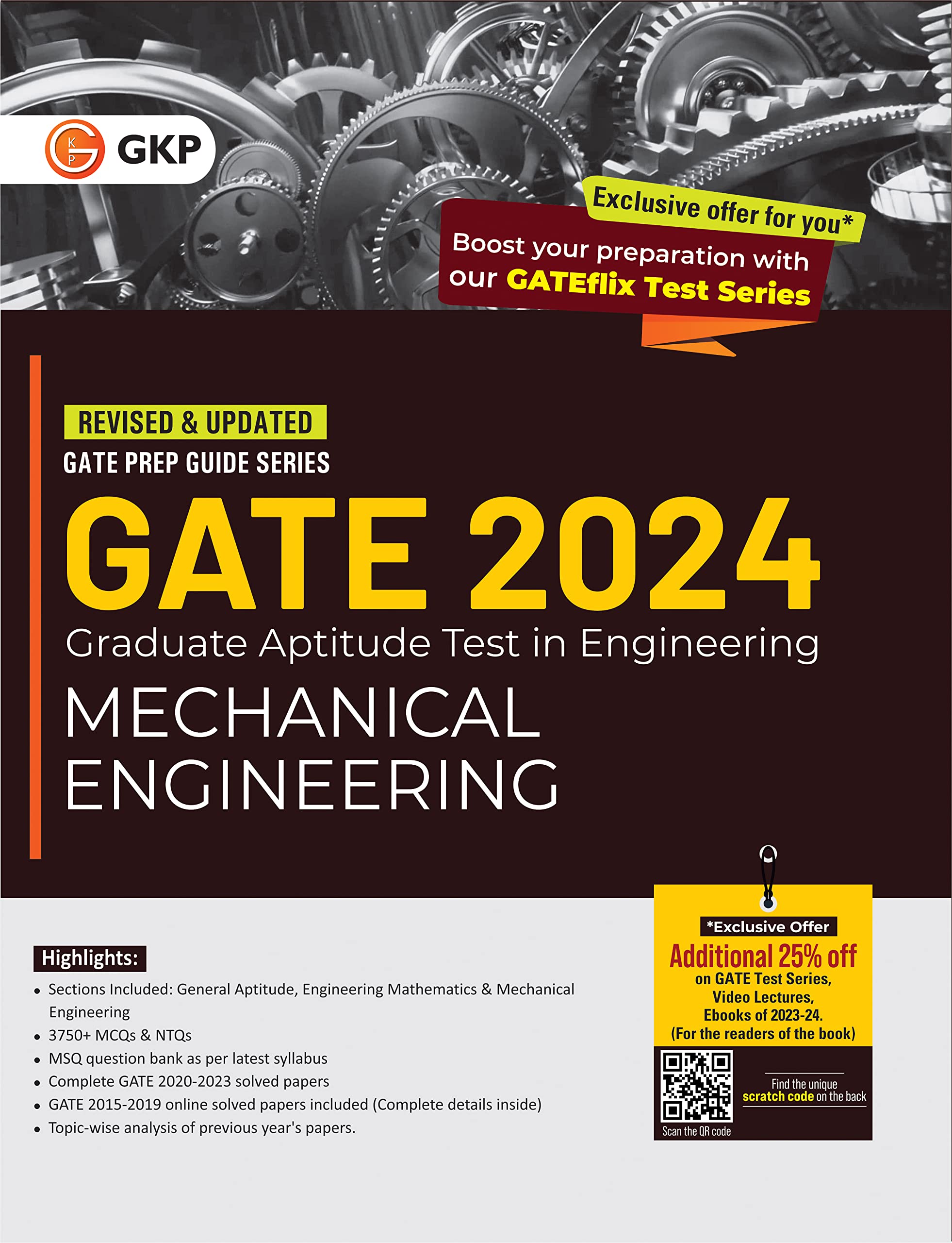Gate 2024 : Mechanical Engineering  Guide By Gkp