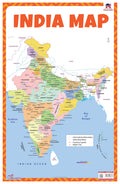 India Map  Thick and Laminated Chart