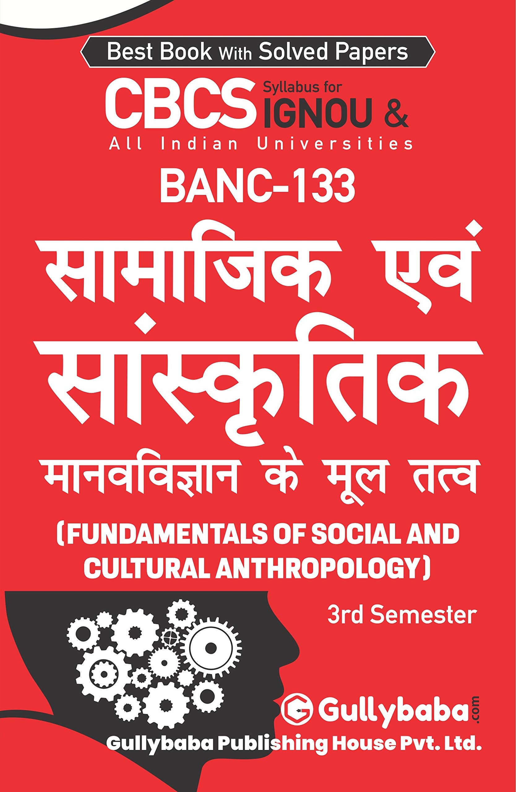 Gullybaba IGNOU CBCS BAG 3rd Sem BANC133        in Hindi  Latest Edition IGNOU Help Book with Solved Previous Years Question