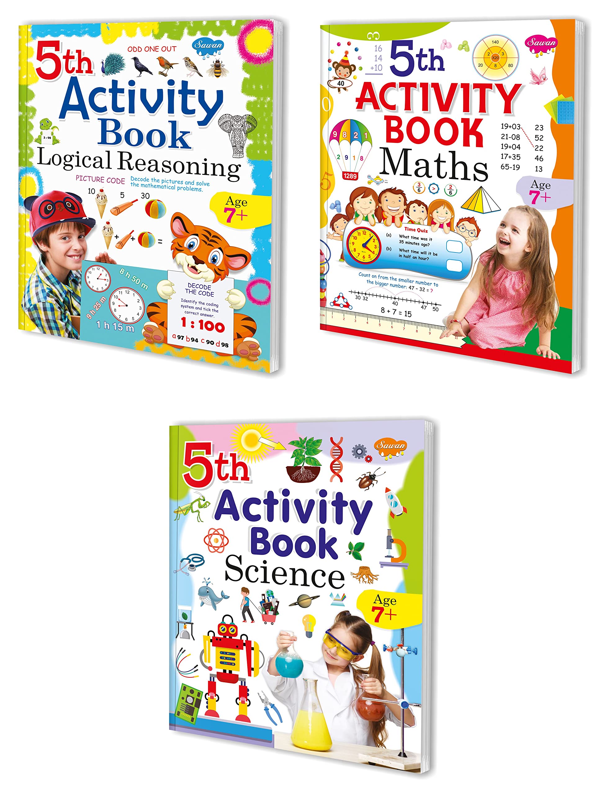 Gift For Kids Boys 7 Years | Pack Of 3 Books [Paperback] Sawan; Shashank And Sahil
