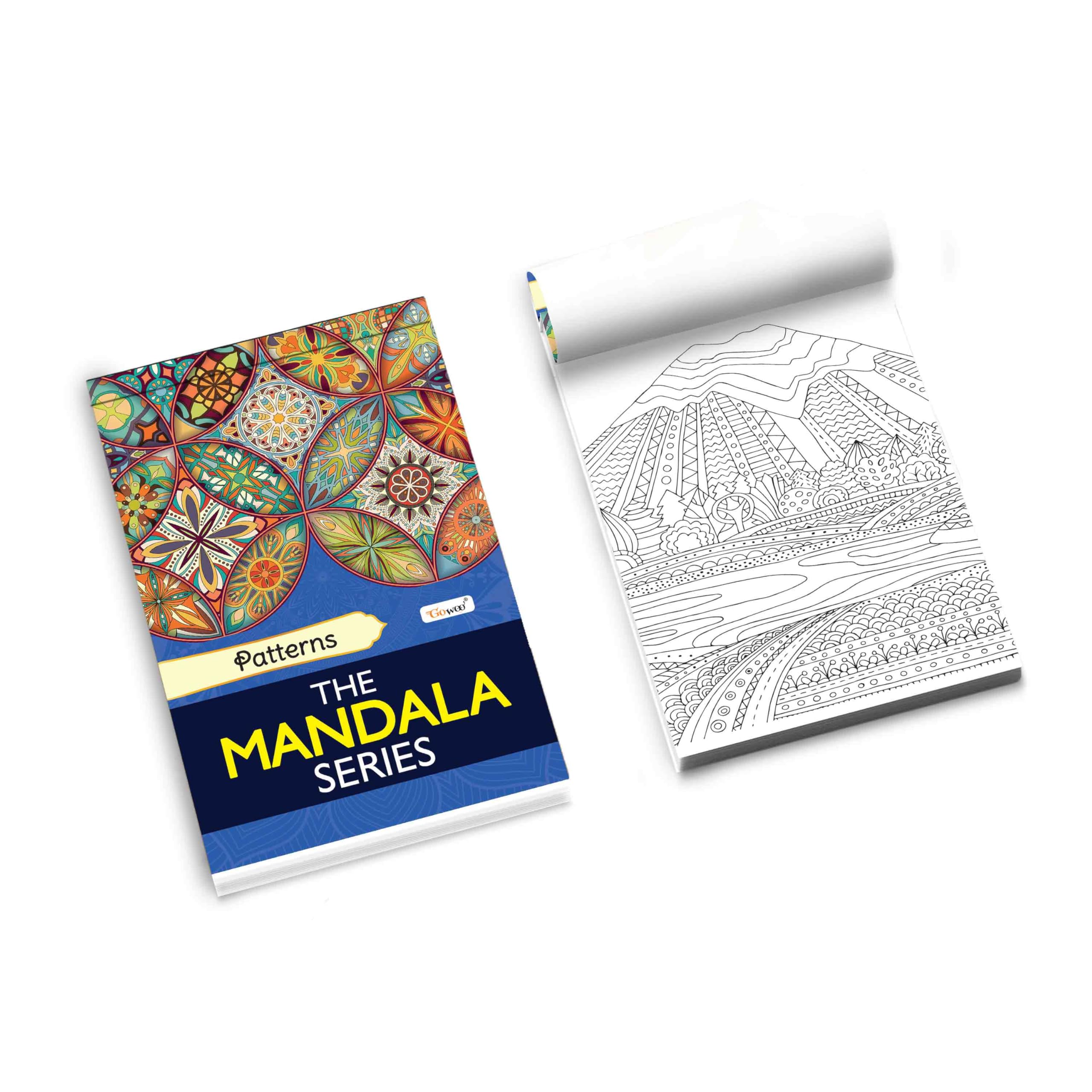 Patterns  The Mandala Series : Peaceful Mandala Pattern Designs to Colour, Mindfulness Art Therapy for Adults, mandala inspire