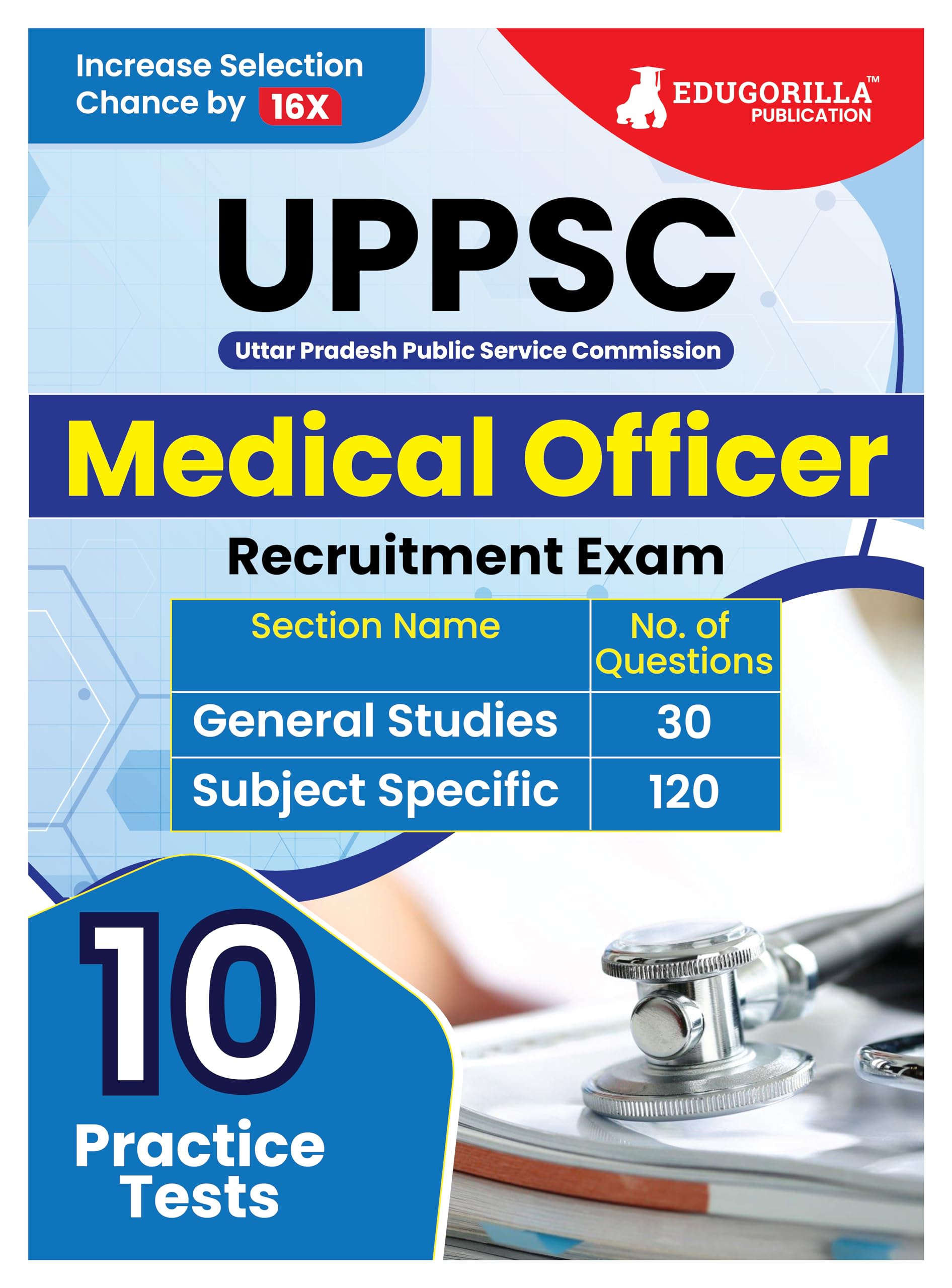 Uppsc Medical Officer Recruitment Exam Prep Book 2024 | 10 Practice Tests (1500 Solved Mcqs) | Including Access To Online Test S