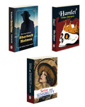 The Case Book Of Sherlock Holmes, Hamlet and Sense and Sensibility (Paperback) : Detective combo, Shakespeare tragedy set, Jane