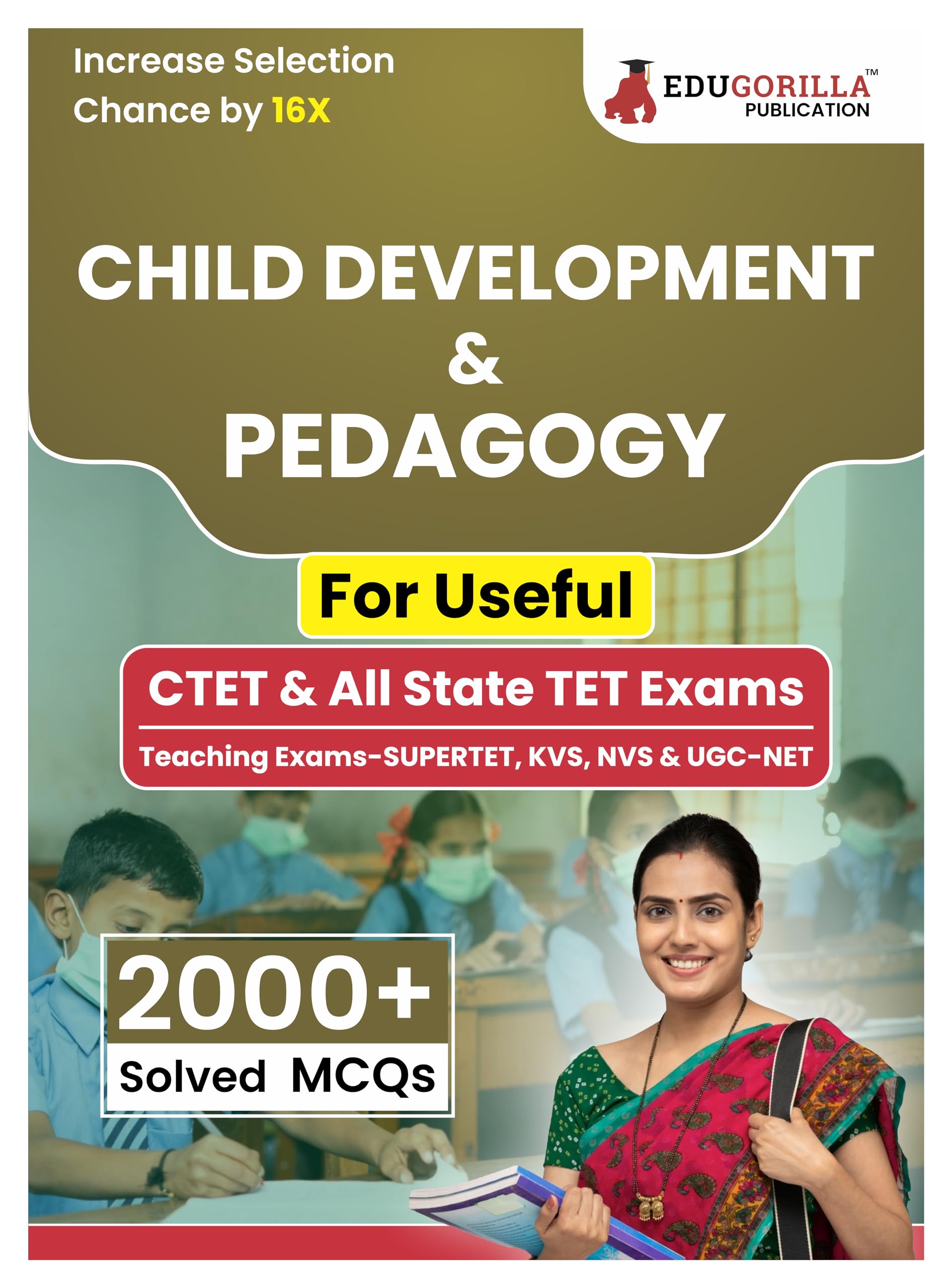 Child Development And Pedagogy Exam Book 2024 (English Edition)  Useful For Ctet And All State Tet Exams (2000+ Solved Mcqs) Wi