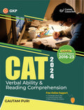 Gkp Cat 2024  Verbal Ability & Reading Comprehension ( Varc ) Guide With Solved Papers From 20162023 By Gautam Puri