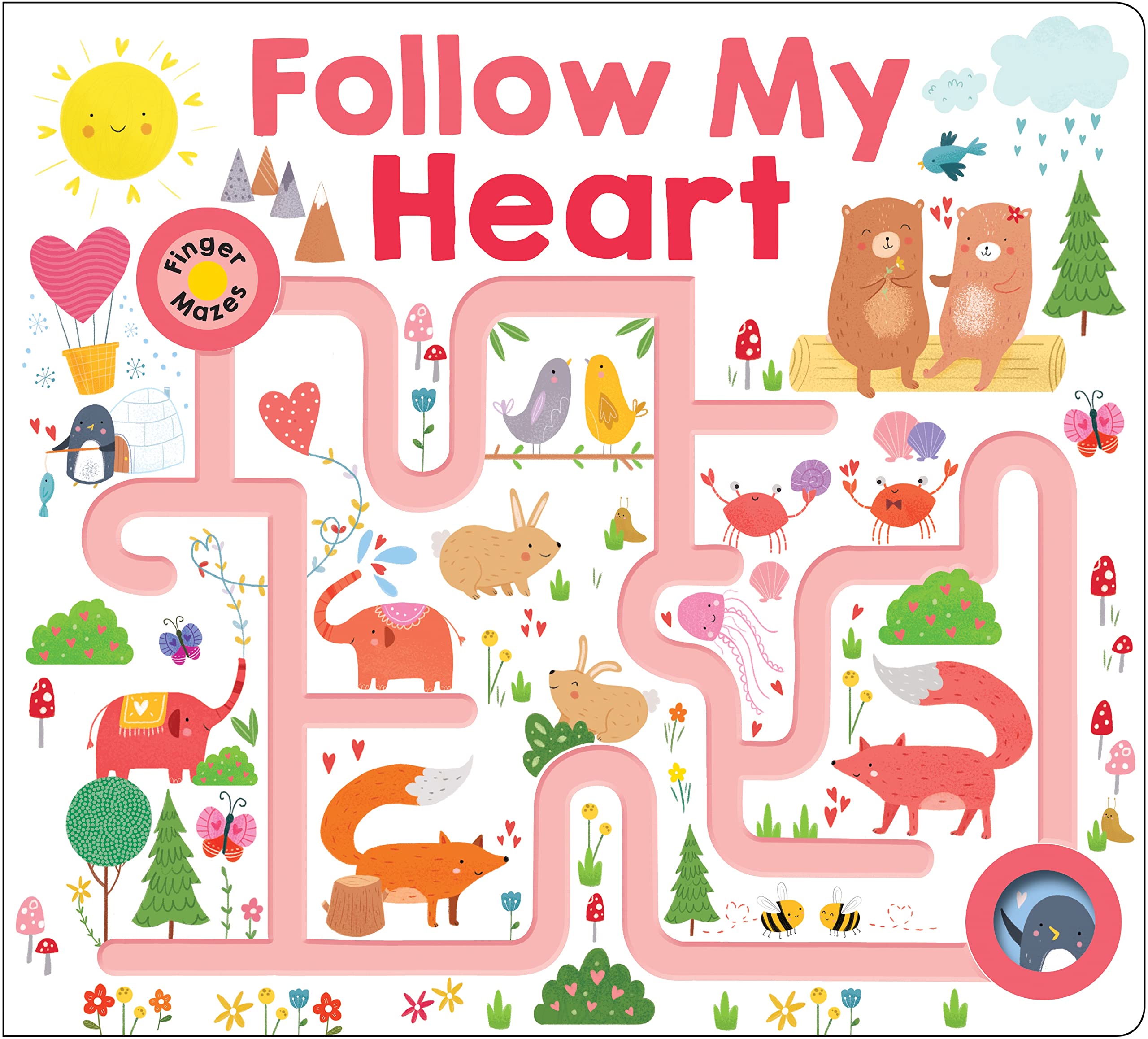 Maze Book: Follow My Heart (Finger Mazes)