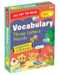 All Set to Read: My First Vocabulary Building PreK Learning Pack  Three Letter Words  Pack C | Little Learners Word Kit | 3 Le
