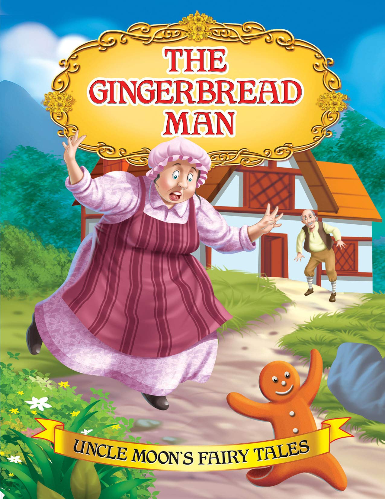 The Gingerbread Man  Uncle Moons Fairy Tales Story Book with Colourful Illustrations for Children | Early Learning & ReadAloud