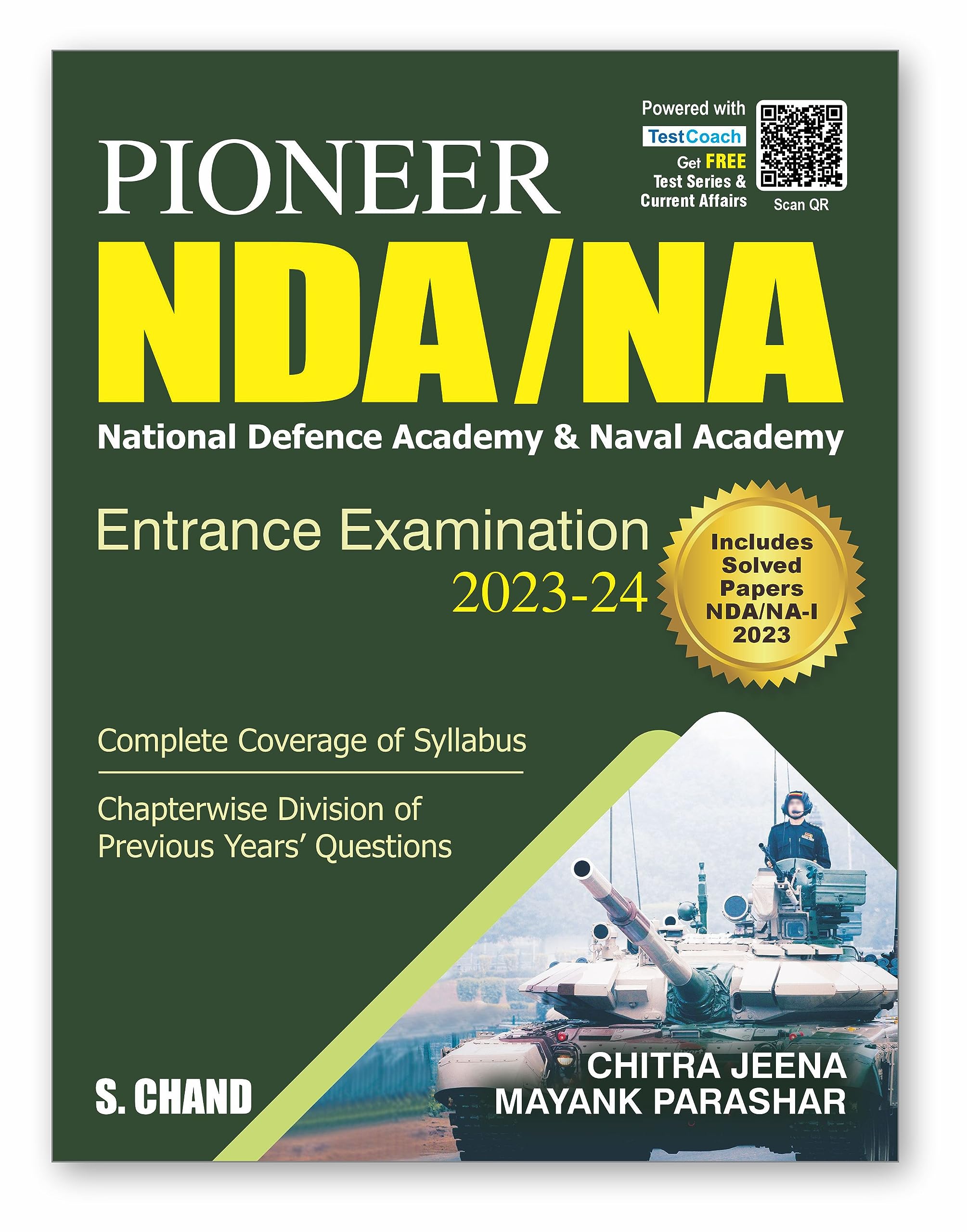 Pioneer NDA NA National Defence Academy & Naval Academy Entrance Exams 2025 | PYQ Previous Year Solved Question Paper 2023 (I) |