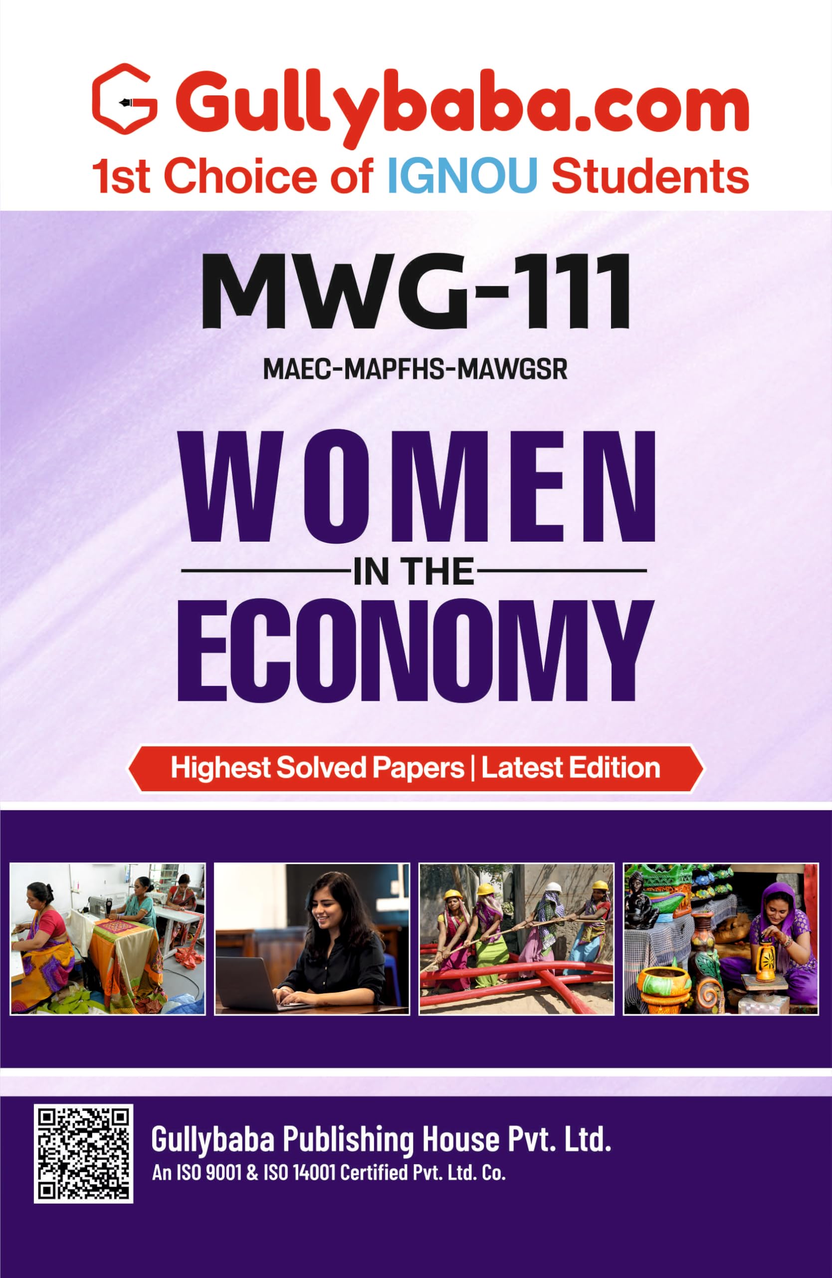 IGNOU MWG111 Women in Economy | Latest Help Book/Guide Book Including Solved Sample Paper/Guess Paper with Exam Notes in Englis