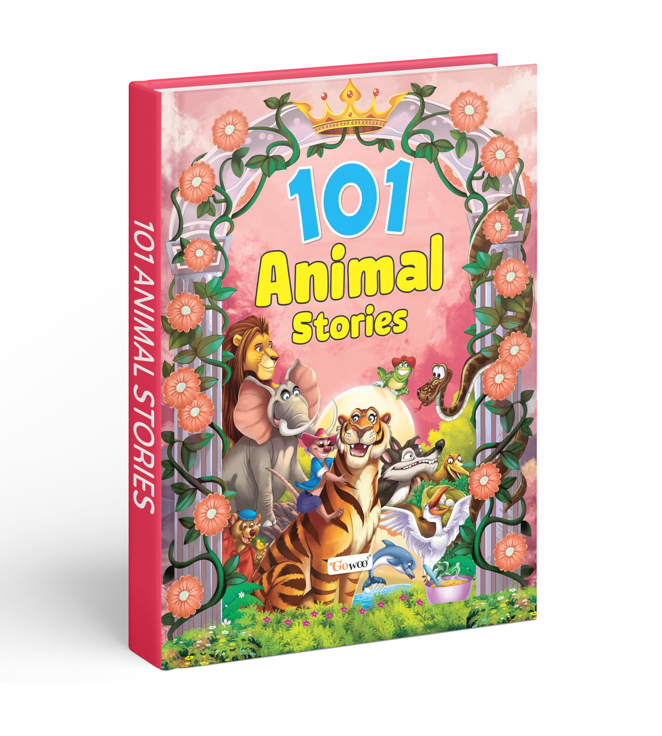 101 Animal Stories (Ages 312) (Hardbound) : Story Book for Kids, Children learning story book, Educational tales for children, 