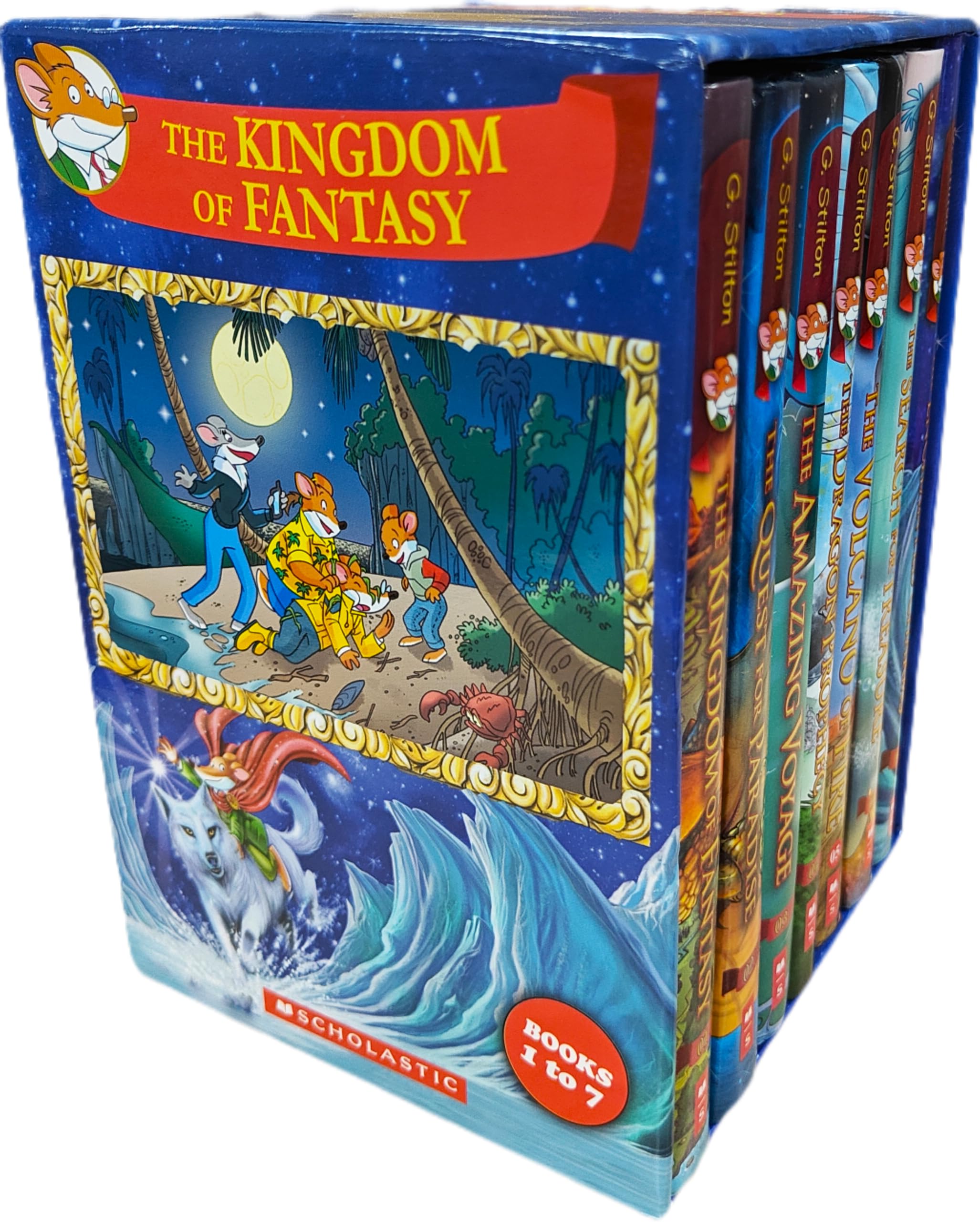 Geronimo Stilton  The Kingdom Of Fantasy Boxset (7 Books)