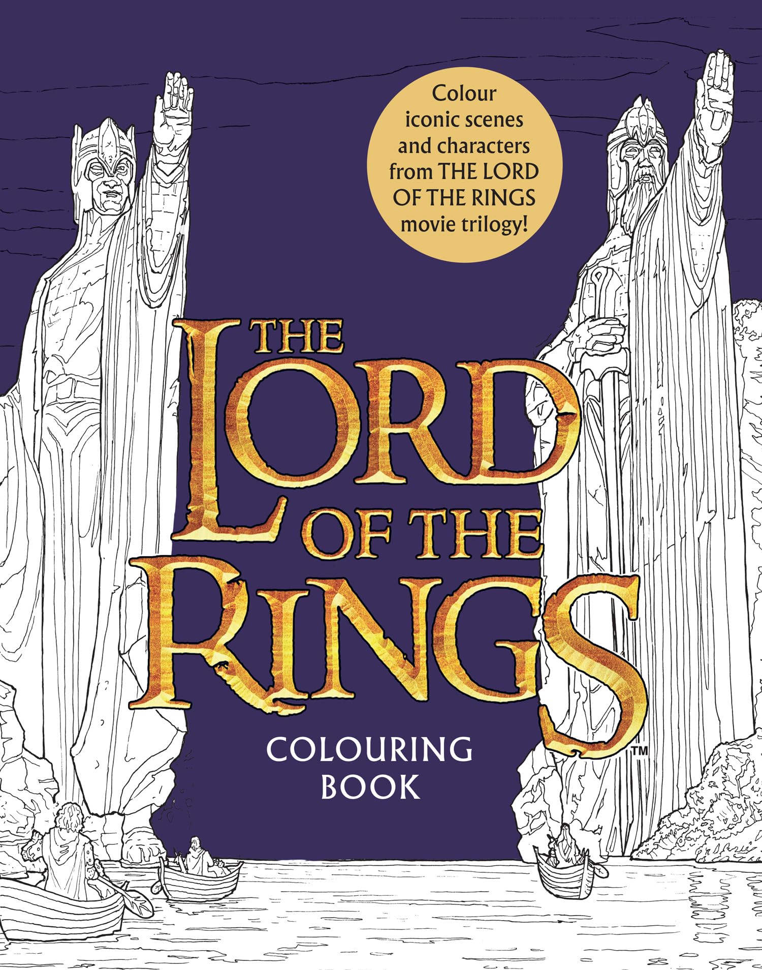 HarperCollins The Lord of the Rings Movie Trilogy Colouring Book Official and Authorised.
