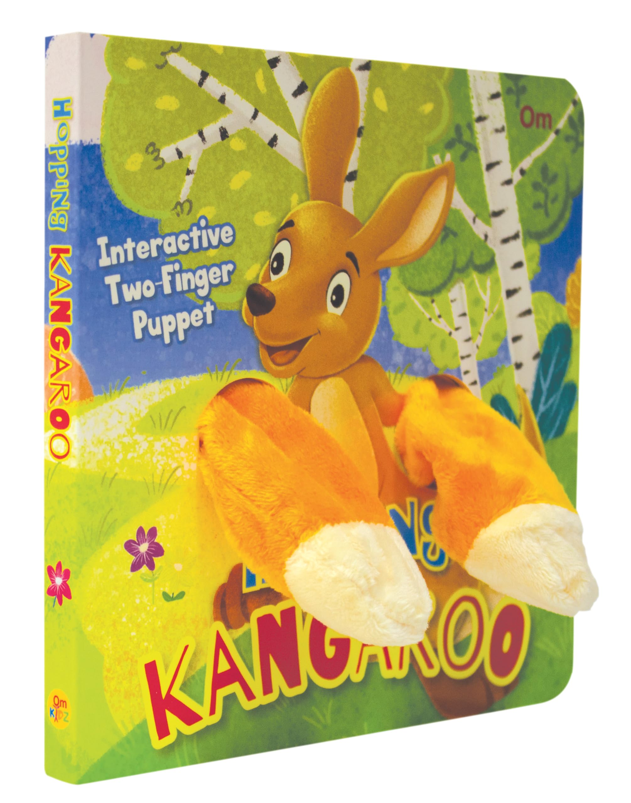 Hopping Kangaroo Finger Puppet Book for Children: Animal Finger Puppet Board Book for Babies | Fun Interactive Kangaroo Toy Book