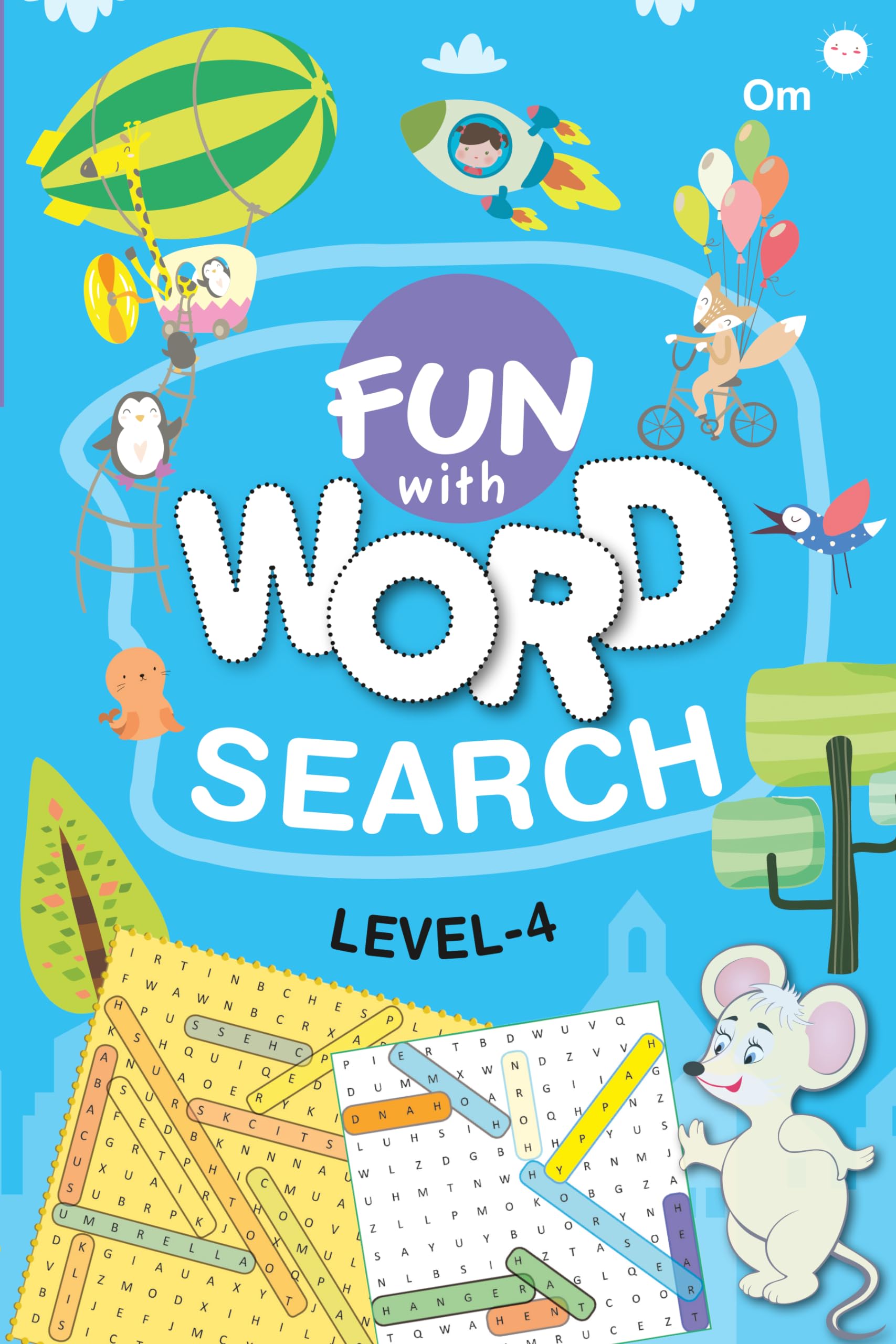 Fun With Word Search Level4  Word Puzzles Activity books for Kids  Word Search Book with Solutions