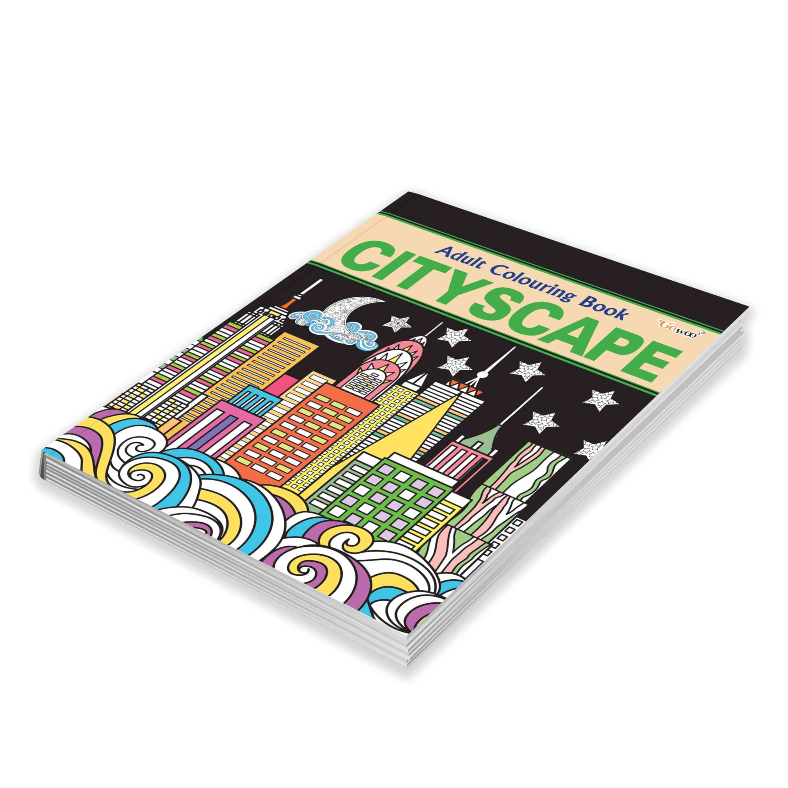Cityscape  Adult Colouring Book : Coloring book for creative minds, Relaxing cityscape patterns for mindfulness, Creative color