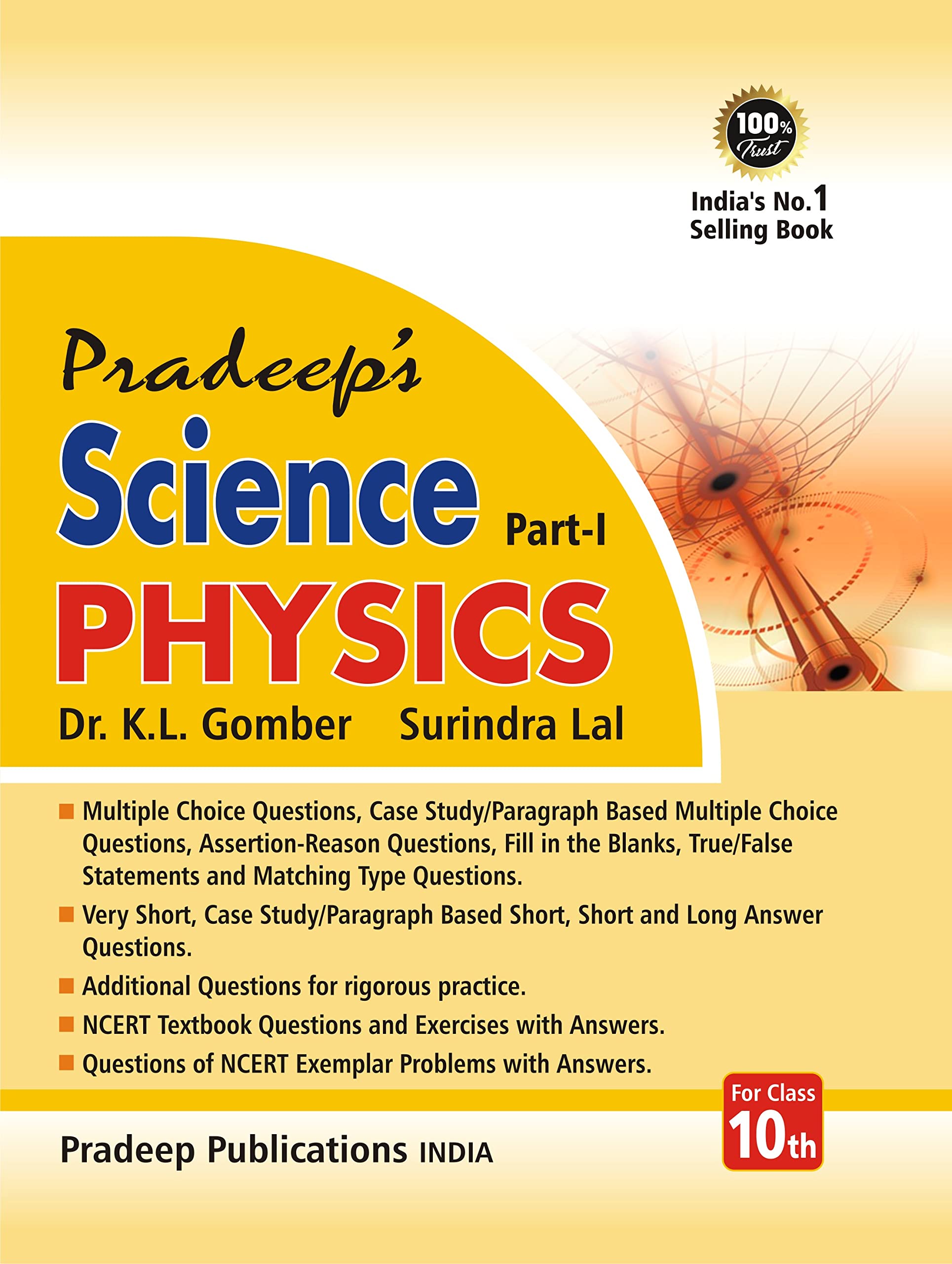 Pradeeps Science Physics Part  I for Class 10  Examination 202223