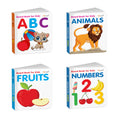 ABC, Animals, Fruits and more  Board Book for Kids : cute animal picture board book for toddlers, fruits learning board book f