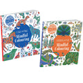 Colour Me Calm Pack of 2 Books | Peaceful colouring | Mindful Colouring book | Perfect for Mandala fans | Stressfree colouring |