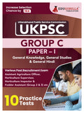 Ukpsc Group C : Paper 1 Exam Book 2024 (English Edition) | Uttarakhand Public Service Commission | 10 Practice Tests (1000 Solve