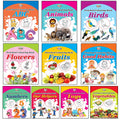 Preschool Colouring Books For Kids (Set Of 10 Books) Copy Colouring Books | Abc | Animals | Birds | Flowers | Fruits | Good Habi