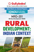 Gullybaba IGNOU MA 1st Sem MRD201 Rural Development : Indian Context in English