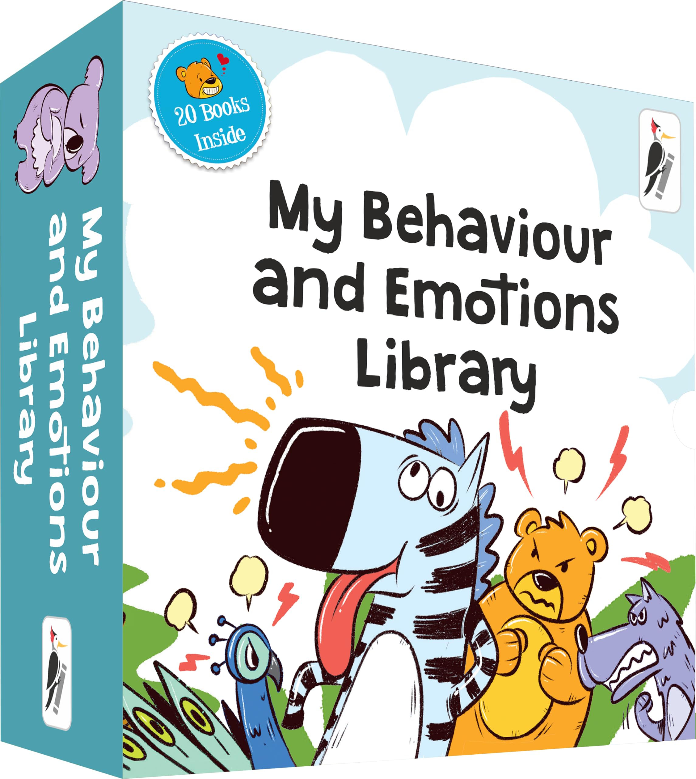 My Behaviour And Emotions Library Book For Kids On Empathy Ages 38| Helps Children Recognise Different Emotions & Discover Thei